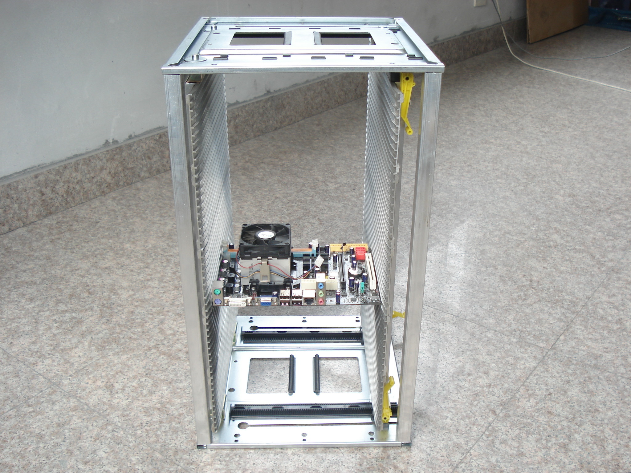 Anti Static Aluminum Alloy ESD SMT Magazine metal Rack Size 355 * 320 * 563 mm