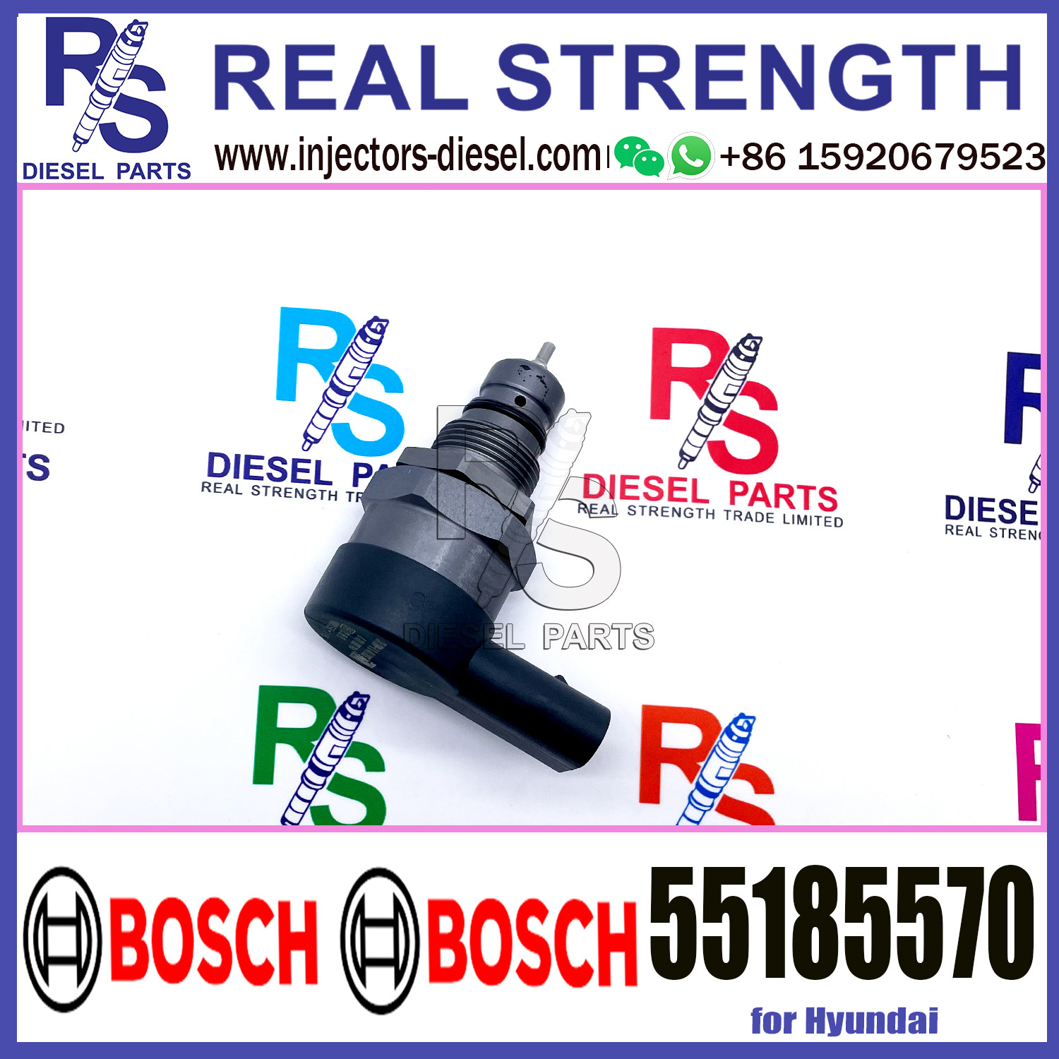BOSCH Control Valve DRV Regulator Solenoid 55185570 for Hyundai