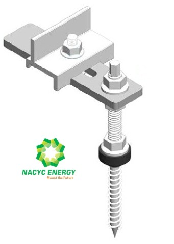 Flexible AL6005-T5 SUS304 Solar Ground Mount System