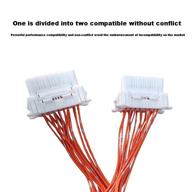 Vehicle Cable For Integrated Circuit OBD2 16 Cores Electric