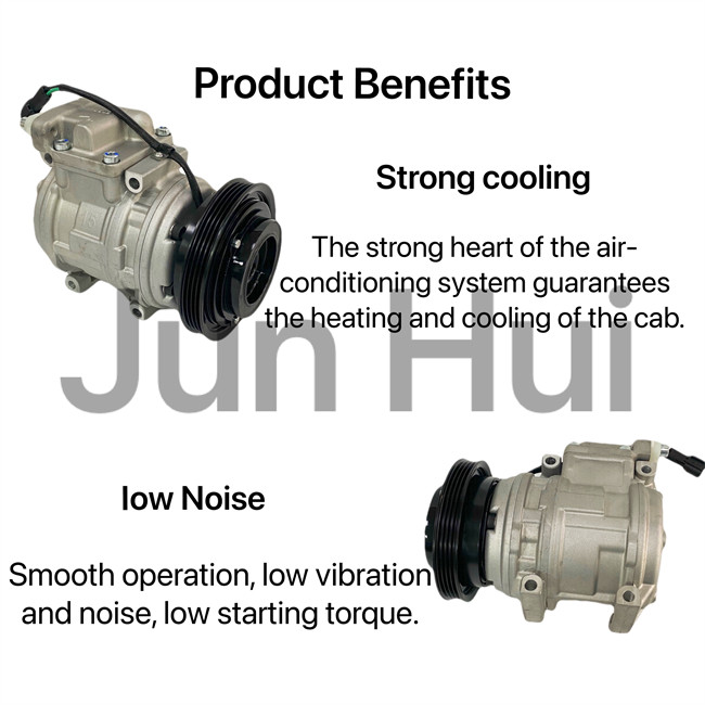 DOOSAN DH300-7 Air Conditioning Compressor Parts 24V R134a 2208-6013B