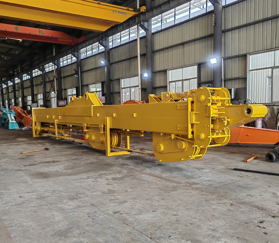 Telescopic Boom Excavator with Grab Clamshell Bucket for cat hitachi komatsu