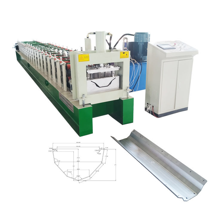 Automatic Gutter Roll Forming Machine / Gutter Making Machine For Waterproof Construction