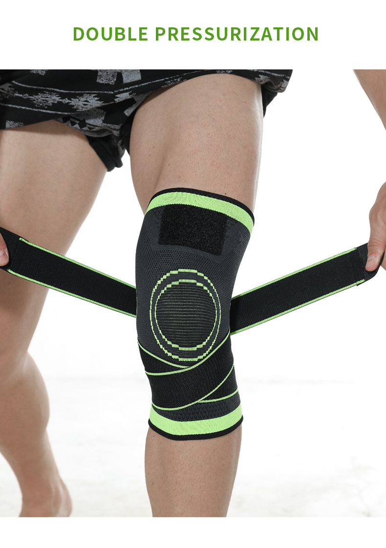 Fitness Outdoor Knitted Sports Knee Pads Washable Running Compression Knee Sleeve
