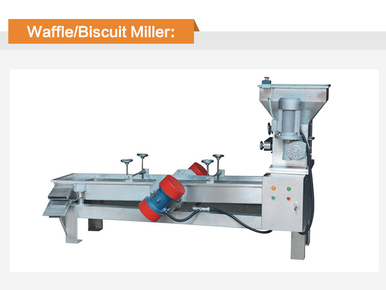 Biscuit Rice Crisp Grinder , Customized Size / Stainless Steel / Accessories For Production Line.