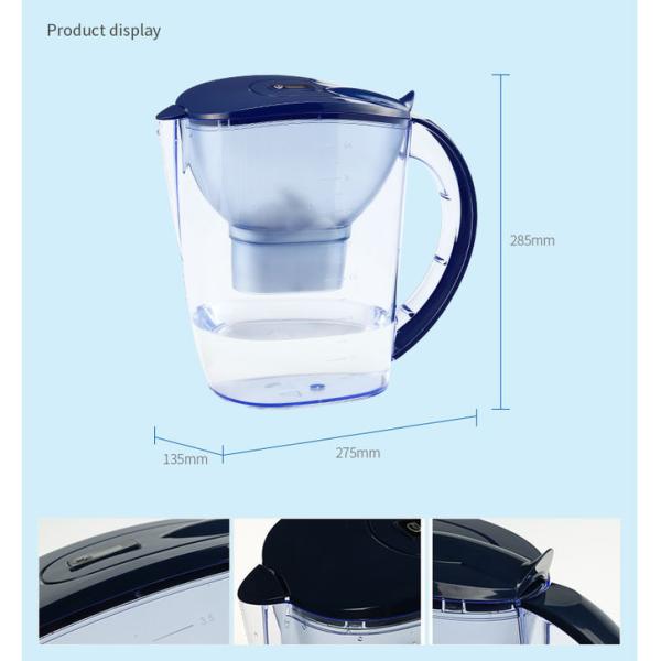 Eco Friendly Plastic Maxtra Water Pitcher / Water Filtration Jug Anti Oxidant