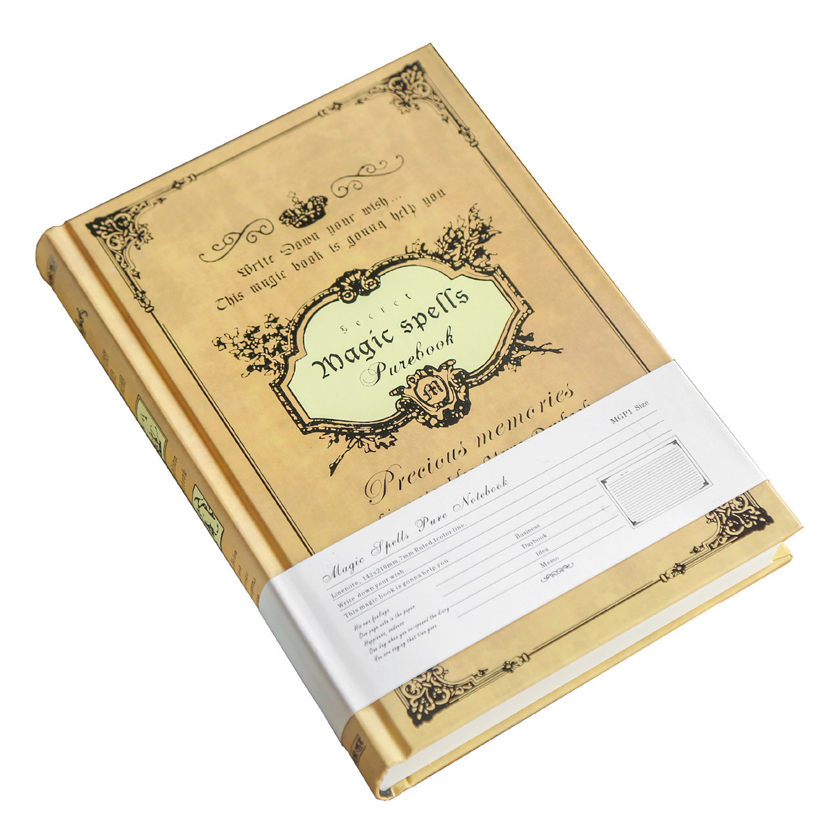 Medium Size Hardcover Unlined Journal , A5 Hardcover Notebook 5.8 X 8.3 Inch