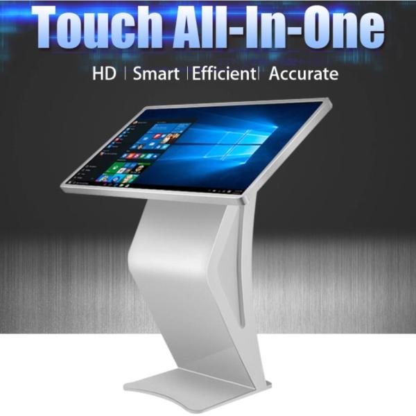 55 Inch Digital Signage Floor Stand Lcd Touchscreen Advertising Tv Kiosk Machine With Android And Windows