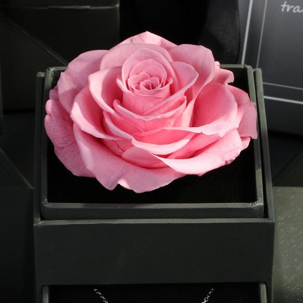 Amazon Hot Selling Real Preserved Roses Jewelry Gift Boxes eternal rose jewel