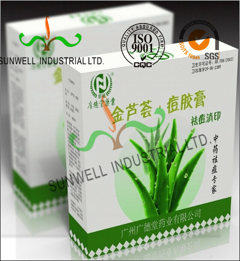 Cardboard Pharmaceutical Packaging Label Boxes Glossy / Matt Lamimation