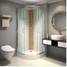 Buy cheap Quadrant Sliding Door Bamboo Shower Cubicle 900*900*2150mm from wholesalers