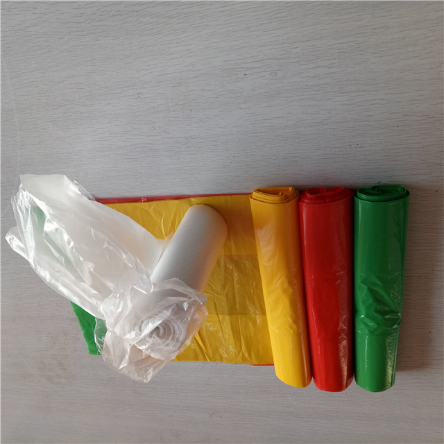 Plastic Recycling Bin Liners , Colored Trash Bags 5.5 - 25MIC Thickness