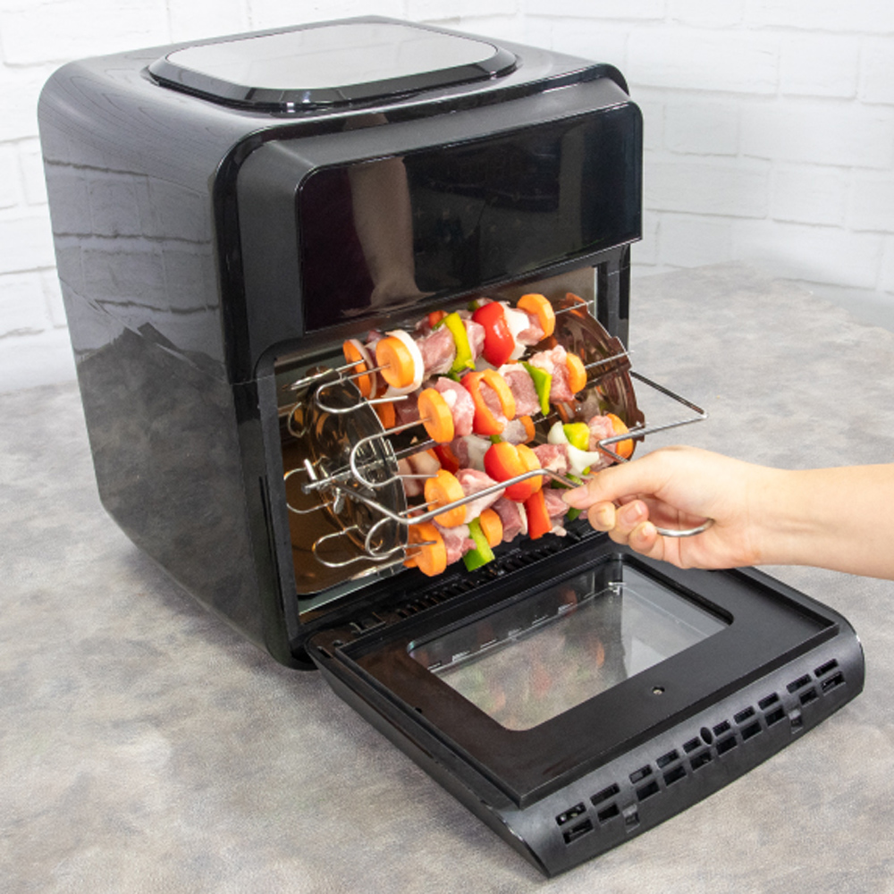 Digital Air Fryer Oven 12L With 12 One Touch Programs Rotisserie Toaster Dehydrator Smart Kitchen Appliances Freidora Sin Aceite