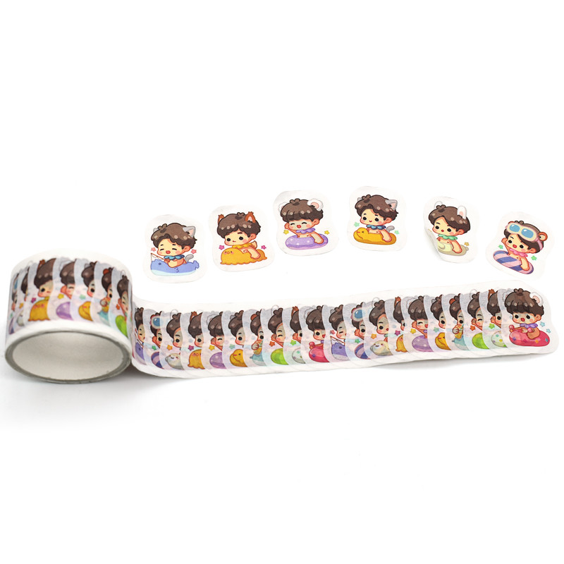 Custom Kawaii DIY Masking Tape Printed Design Own Die Cut Washi Tape