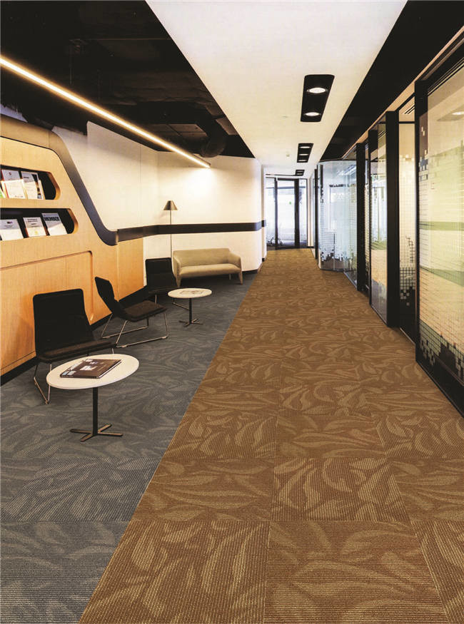 Modern Loop Pile Peel And Stick Carpet Tiles Industrial Carpet Tiles