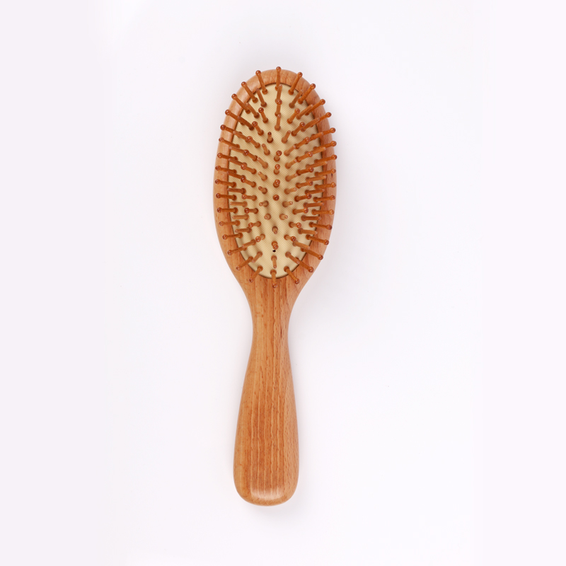 Wooden Paddle Brush,Natural Beech wooden Handle Hair Brush -wooden massage comb