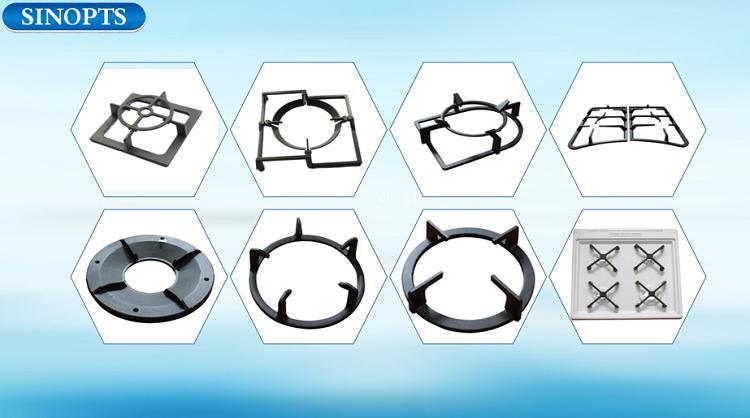 OEM Manufacture Cast Iron Pan Support for Gas Cooker Kitchenware