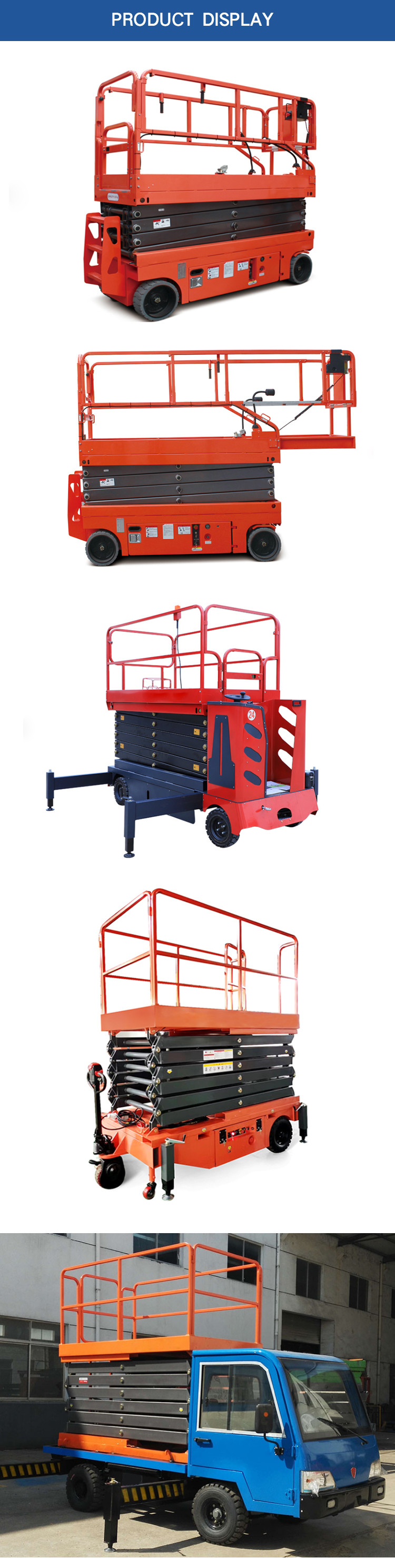 6-16M Mobile Electric Hydraulic Scissor Lift