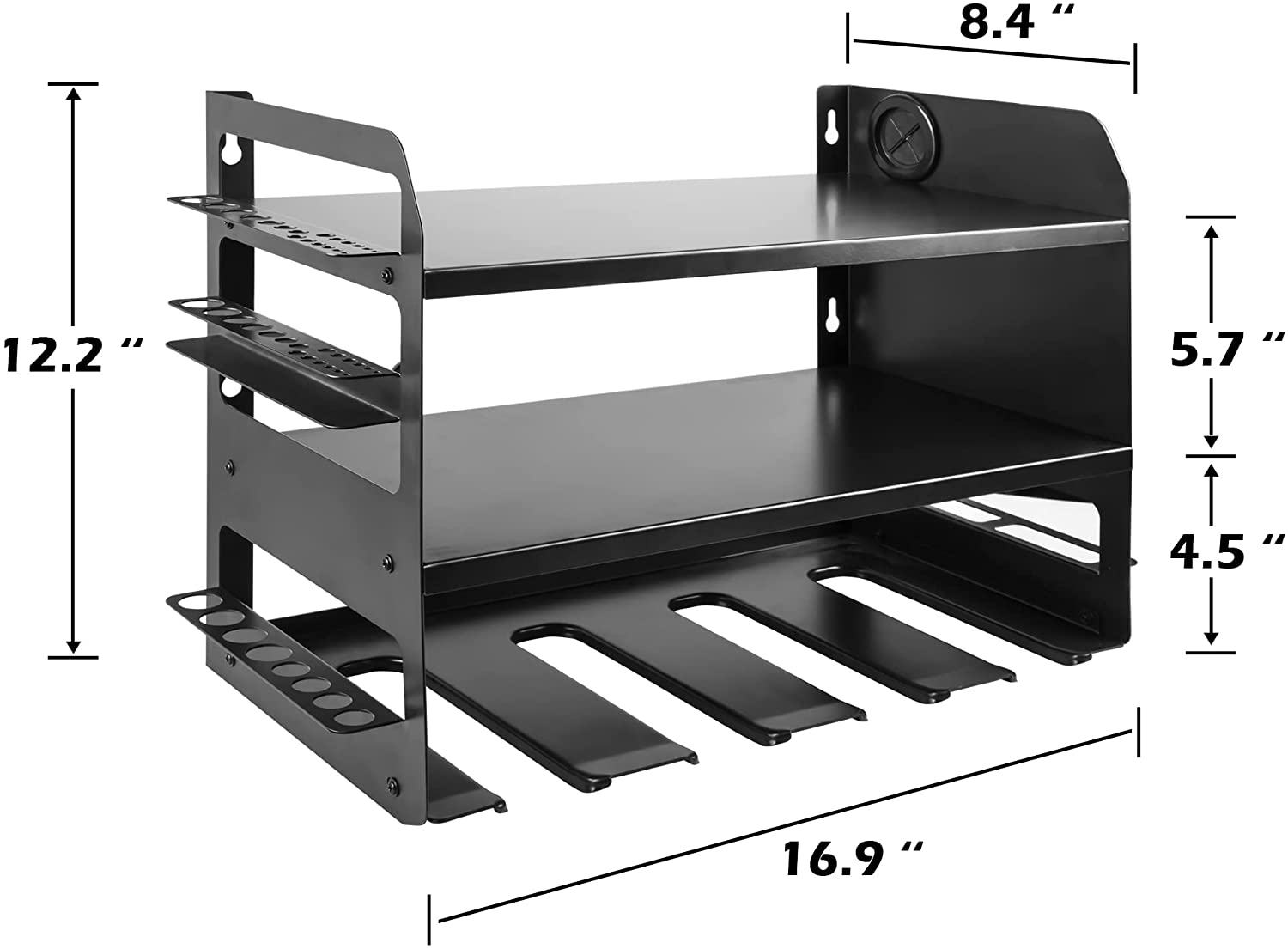 Wall Mounted Metal Drilling Power Tool Storage Racks for Maximum Space Utilization