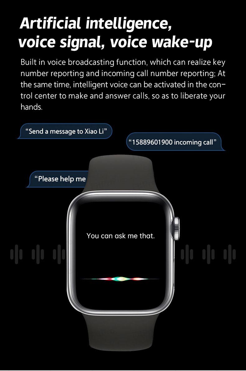 1.69 Inch Programmable Smart Watch Hw22 Pro Max With Wireless Charging