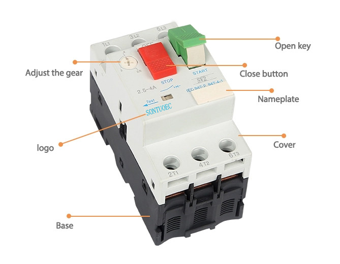 Sontuoec MPCB Motor Protection Circuit Breakers GV2 M10 Type