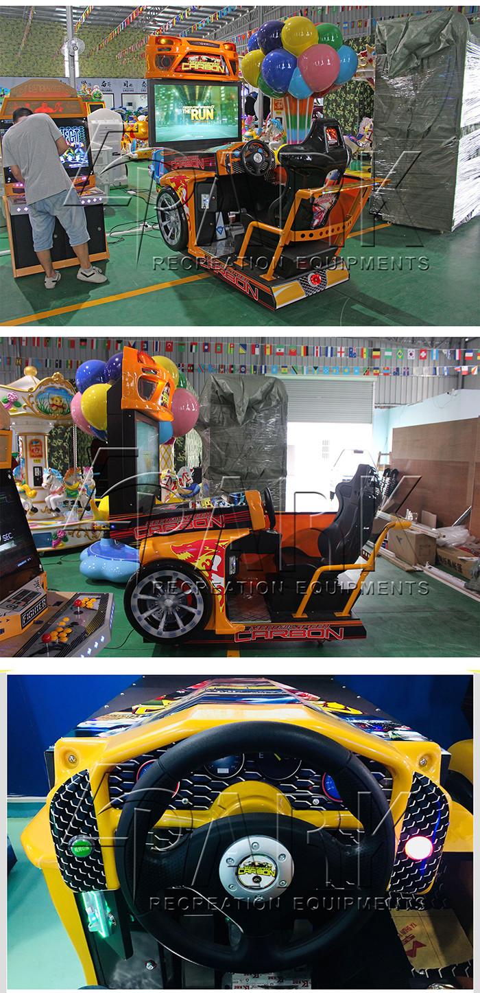High Velocity Racing Arcade Cabinet Coin Operated For Amusement Park