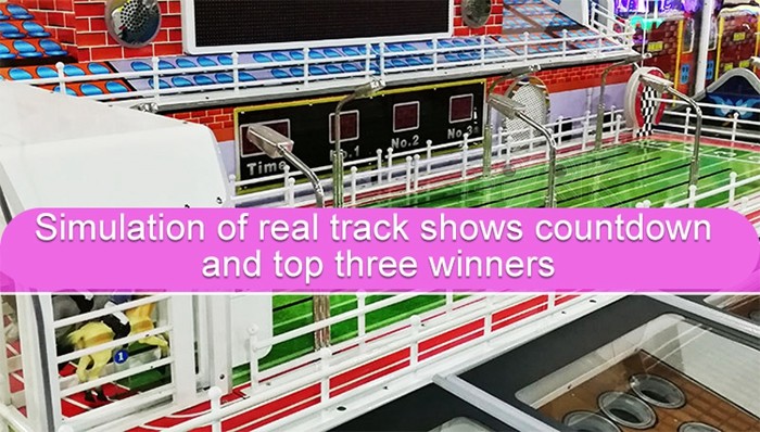 National Horse Racing Carnival Booth Machine Sports Game Machine For Five People