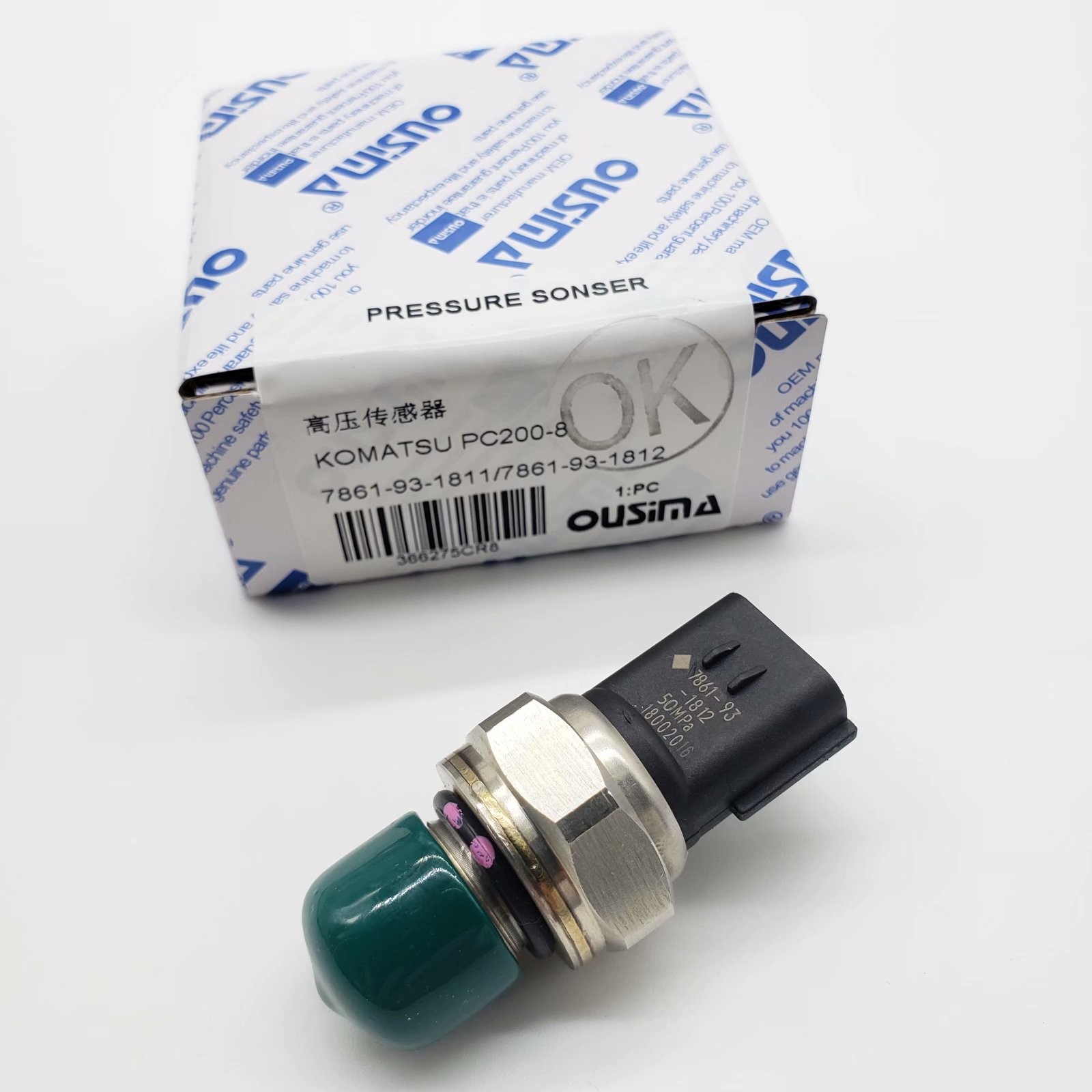 High Pressure Excavator Sensor 7861-93-1811 7861-93-1812 For Komatsu PC200-8