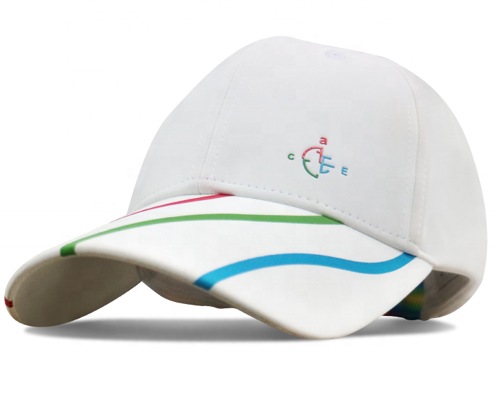 ACE 6 Panel Low Profile Printed Baseball Caps Custom Made Headwear 58cm Size
