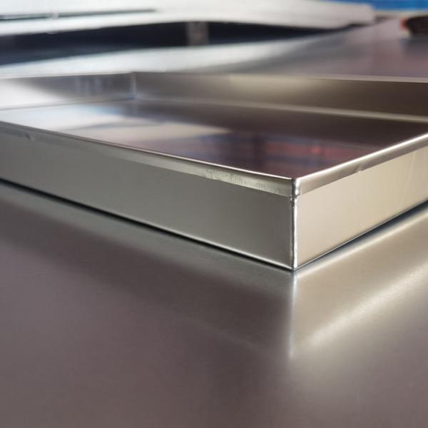 Heavy Duty Custom Size Baking Pan Tray 304 Stainless Steel For Oven