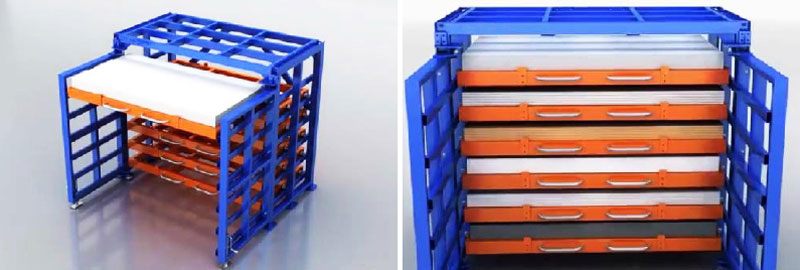 Drawer Racking Steel Plate Racking