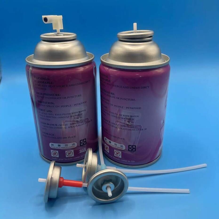 High-Performance Metered Aerosol Valve with Silver Finish for 2-4 Bar Pressure