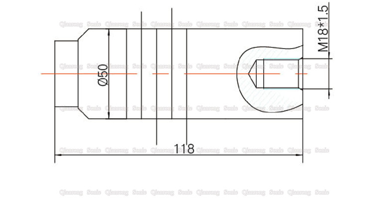 20Khz Ultrasonic Transducer For Welding Plastic High Intensity Sandwich Type