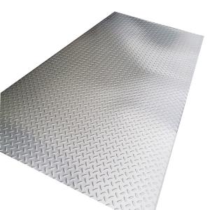 China Zinc40-275 Gi Chequered Plate Coated Steel Galvanized Metal Pattern Sheet Sgcc on sale