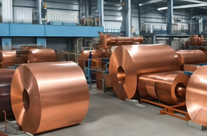 Pure Red Flat Copper Strip With 0.1mm Thickness For Electronic Industrial Decorative