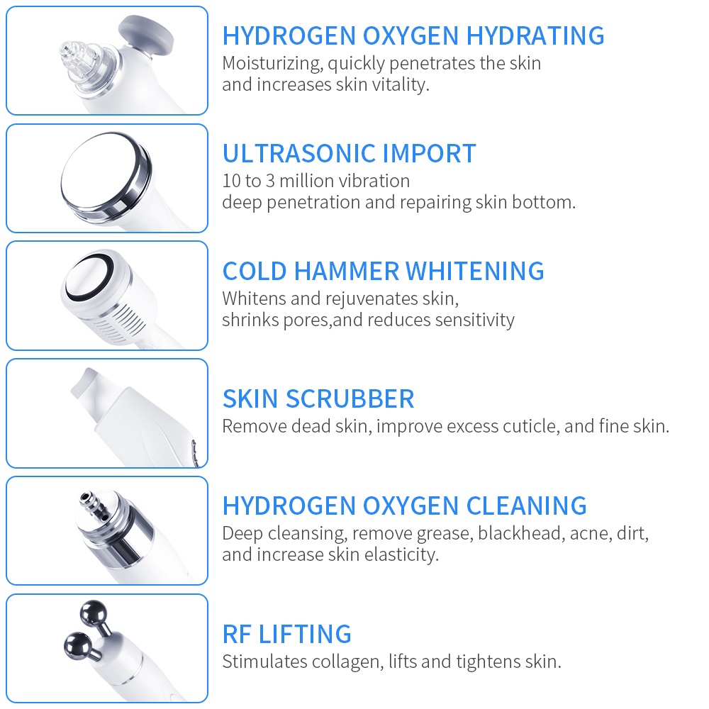 H2o2 Portable Laser Tattoo Removal Machine RF Dermabrasion Machine