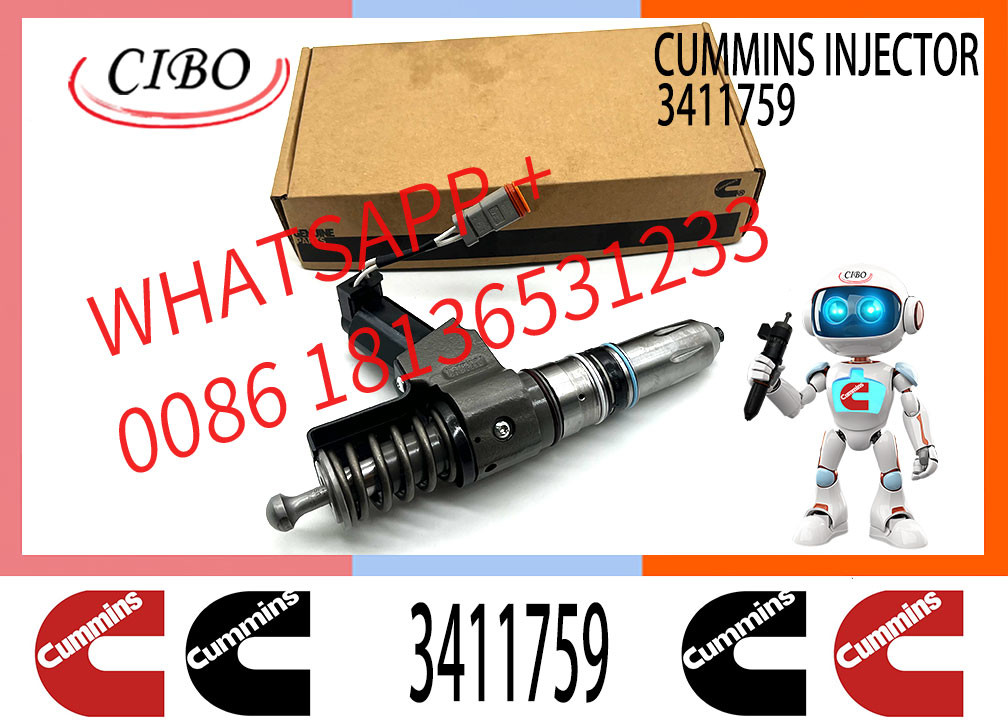 Diesel Fuel Injector N14 Common Rail Injector 3411766 3411691 3411767 4307516N 3411767T 3407776 3087807 341176 3409975