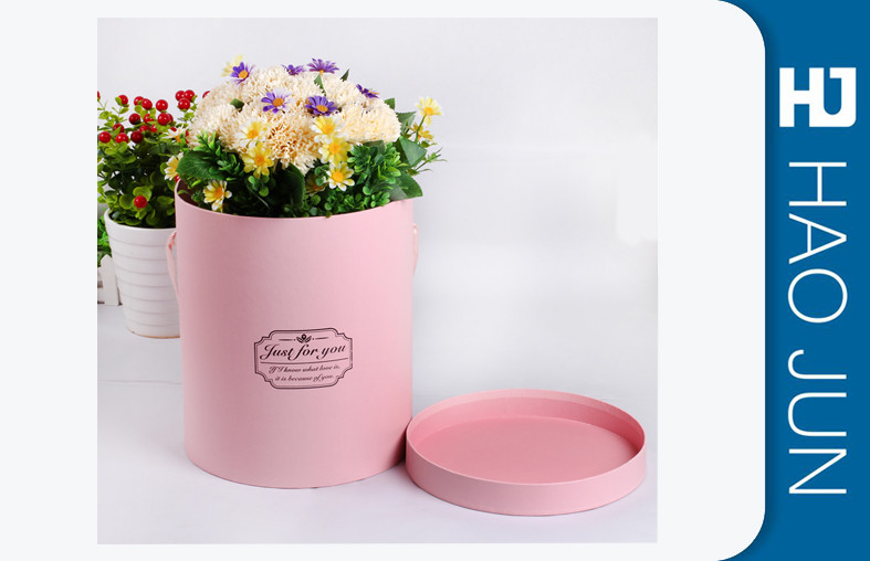 Yellow Roses Cardboard Flower Boxes With Ropes,Cardboard Tubes For Flowers Paper Packaging