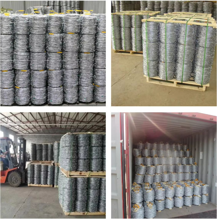 Hot-Dipped Galvanized Razor Barbed Wire with Anti-Corrosion Coating and Sharp Razor Blades for Perimeter Security