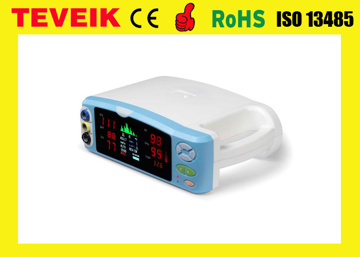SPO2 Hand Held Pulse Oximeter With Audio Visual Alarm And Rechargeable Battery