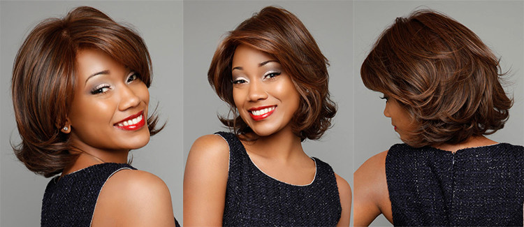Bleached Knots Lace Short Synthetic Wigs Soft Silky 14 Inch Body Wave