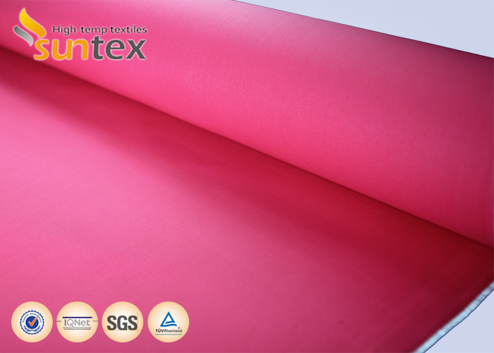 Red 0.4mm Fiberglass Welding Cloth Fire Resistant Bulk Fiberglass Cloth Roll
