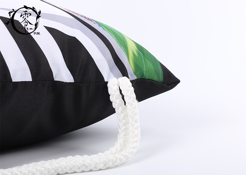Sublimation Printed Soccer String Bags , Korea Baseball Custom Cinch Bags
