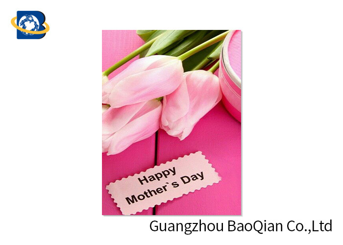 Colorful 3D Lenticular Card , 3D Lenticular Greeting Cards Mother's Day Card With Love