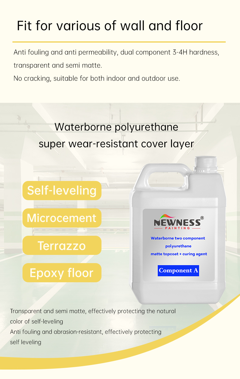 Acrylic Semi-Matt Varnish Paint for Transparent Finish from Main Raw Material Acrylic