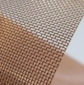AntiCorrosion Copper Woven Wire Mesh Pure 99.5% Cu+Sn+P 8% Tin Sn
