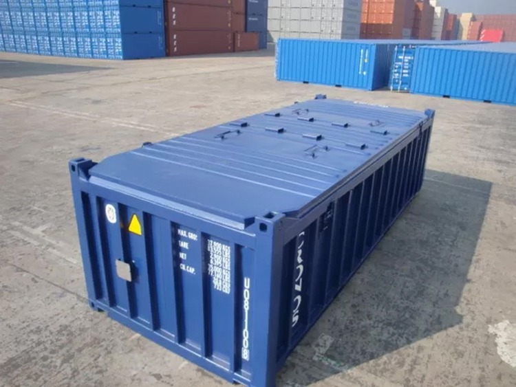 40ft Open Top Shipping Container Half Height Steel or Tarpaulin Roof Cover 40 Feet Length Choose Capacity 14.36 cbm