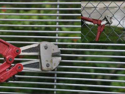High Security Prison Anti -Cut Wire Fencing Panels Anti-Climb Security Resisdential Fence