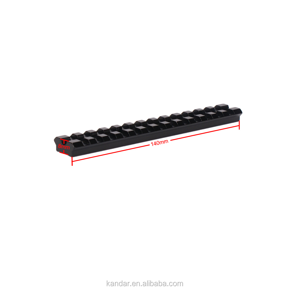 140mm Length Aluminum Base for Optical Sight Mount by Kandar Scope Mounts Accessories
