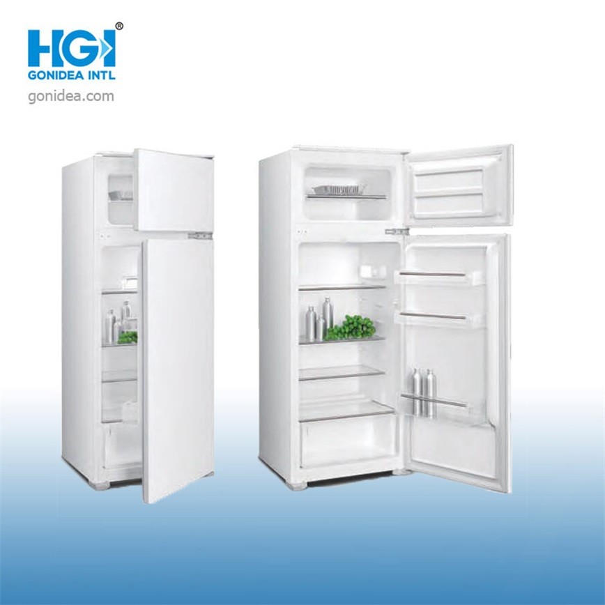 Home Stylish Interior LED Light Frost Free Freezer Refrigerator Mini